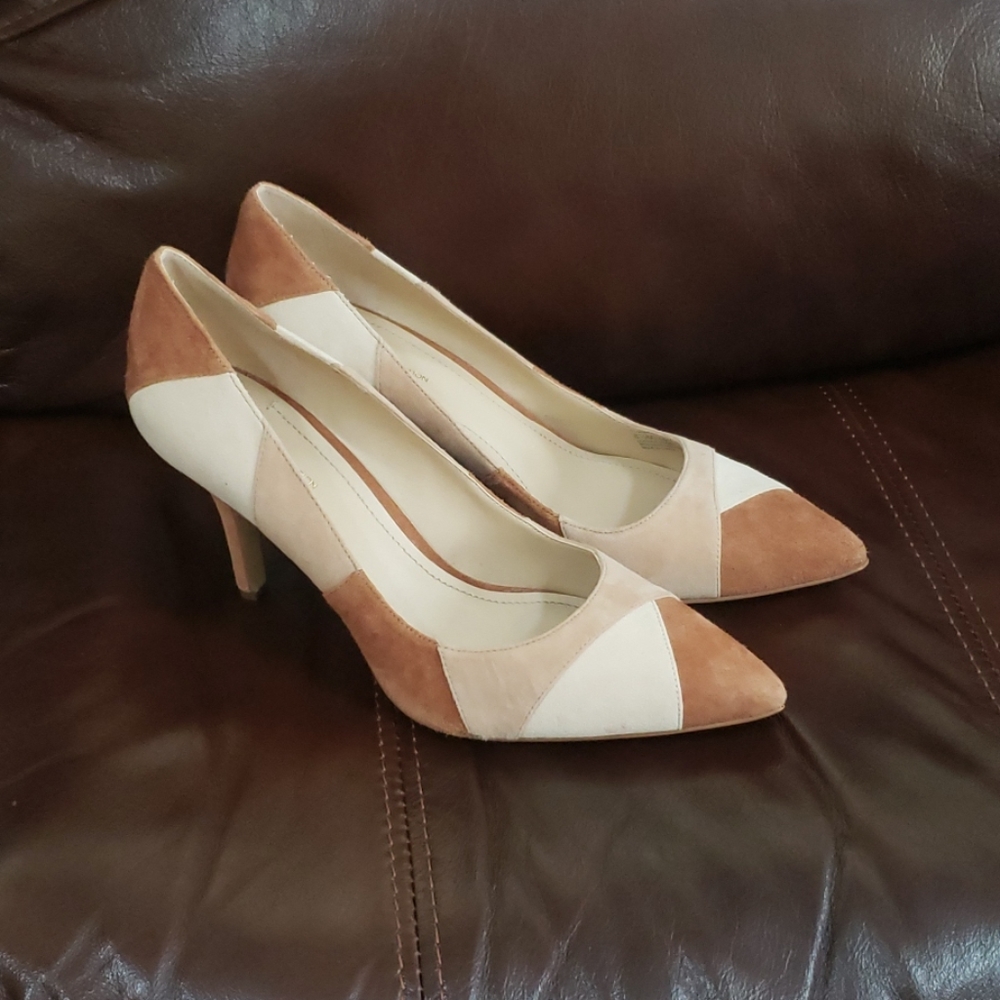 Bcbgeneration Leather Multi-Brown Patchwork Shoes - image 2